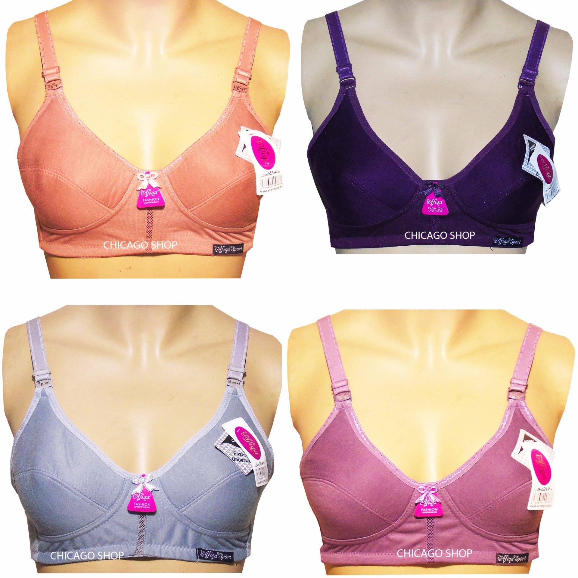 Bra Wanita Cotton Paket isi 4 Pcs