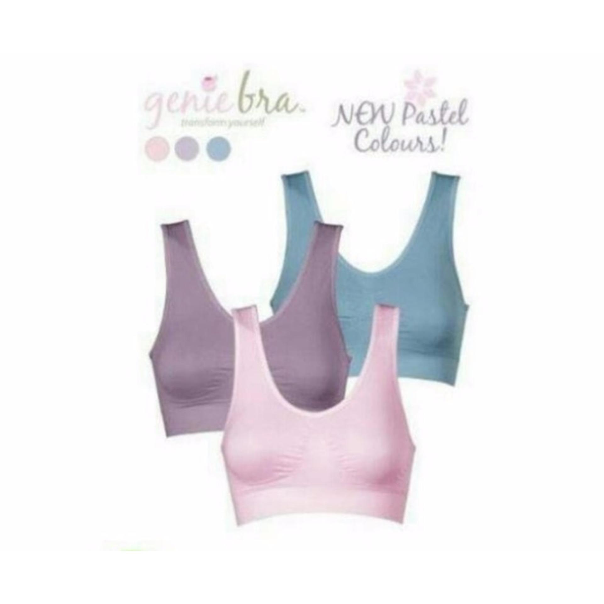Bra Wanita Genie Bra Pastel Original Made In Japan 1 Box isi 3 Pcs
