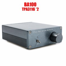 Breeze Audio BA100 HIFI Kelas D Audio Digital Power Amplifier TPA3116D2 TPA3116 ADVANCED 2*100 W Mini Home Aluminium Enclosure Amplifier-Internasional