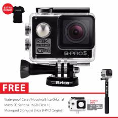 BRICA B-PRO 5 Alpha Edition 2 (AE2) 4K WIFI Action Camera Combo Brica Supreme - Hitam