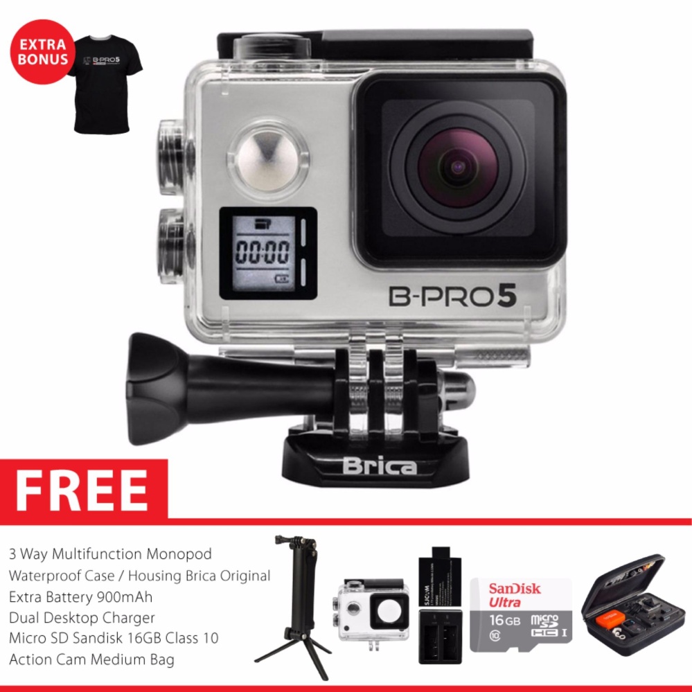 BRICA B-PRO 5 Alpha Edition Version 2S (AE2S) 4K Camera Paket Combo 3-Way Extreme - Silver