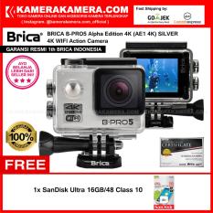 BRICA B-PRO5 Alpha Edition 4K (AE1 4K) SILVER 4K Ultra HD 12MP Action Camera - Garansi Resmi Brica Indonesia Free SanDisk Ultra 16gb
