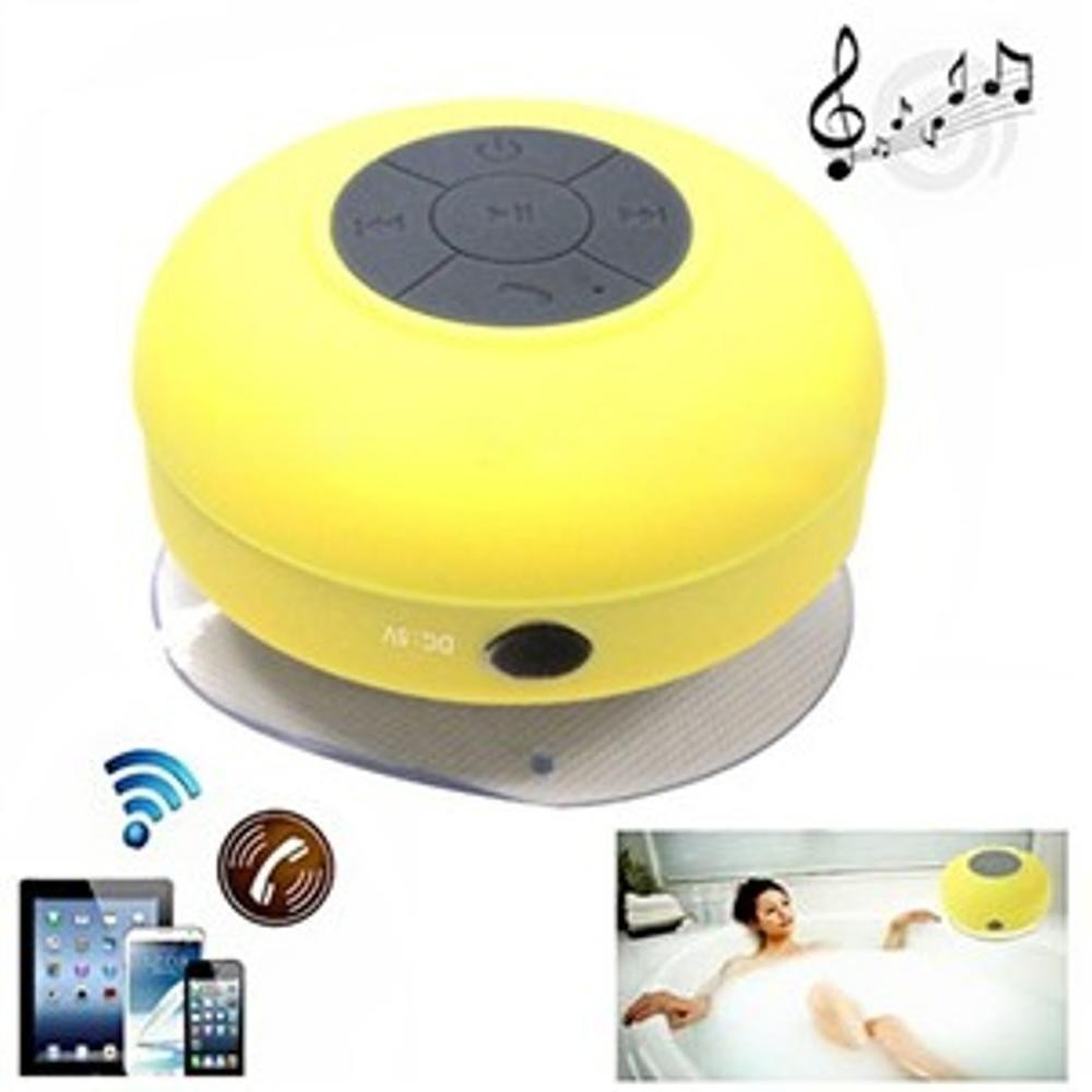 Beli sekarang BTSpeaker Waterproof Bluetooth Shower Speaker BTS06-Kuning terbaik murah - Hanya Rp40.