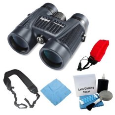 150142 Tahan Air H20 10 X 42 Hitam Teropong RP BAK-4 WP FP Twist Up Eyecups Zeikos Lebar Tali + Aksesori Kit Bushnell - Intl