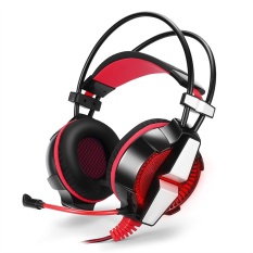 Beli 1 Mendapatkan Gratis 1, Headset Headset Headphone Earphone Headband dengan MIC Stereo Bass LED Light untuk PS4 Laptop Komputer PC Laptop- INTL