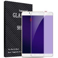 BYT Ungu Light Tempered Glass untuk Samsung Galaxy C9 Pro, Premium 9 H Kekerasan 3D Melengkung Anti-Bluelight Eye-Protected Liputan Layar Penuh HD Tempered Glass Screen Protector (2 Pcs Pack) -Intl