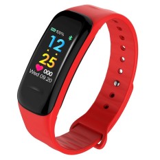 C1 PLUS Gelang Jantung Kecepatan Tekanan Darah Pemantauan Bluetooth Tahan Air Olahraga Pintar Jam Tangan untuk IOS dan Android Telepon-Internasional