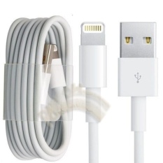 Cable iPhone Lightning Kabel Data Iphone Lightning USB 100cm iPhone SE/ Iphone5 / iphone 5s / iphone 6 / iPhone 6s iPhone 6 Plus iPhone 7 iPhone 7 Plus Kabel Iphone - White