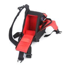 CADEN K1 Tahan Air Fashion Casual Tas Kamera DSLR Case Messenger Shoulder Bag untuk Canon Nikon Sony Black