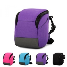 CAISON Camera Case Shoulder Bag For Compact System Mirrorless Camera Canon EOS M10 PowerShot SX540 HS SX430 IS / SONY A6500 A6300 A6000 A5100 / NIKON 1 J5 COOLPIX B700 B500 - intl