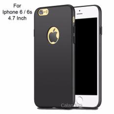 Calandiva 360 Degree Protection Slim Hardcase Premium Quality Grade A for Iphone 6 / 6s 4.7 Inch - Black