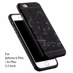 Calandiva Dragon Shockproof Hybrid Case for Iphone 6 Plus / 6s Plus 5.5 Inch - Hitam