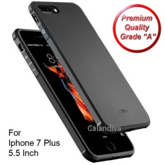 Calandiva Shockproof Hybrid Premium Grade A Softcase for Iphone 7 Plus 5.5 Inch - Hitam