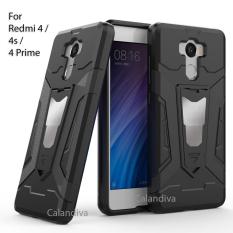 Calandiva Transformer Kickstand Slim Armor Hardcase for Xiaomi Redmi 4 (standard, flash kanan) dan Redmi 4s , Redmi 4 Prime , Redmi 4 Pro (flash kiri)