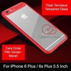 Calandiva Transparent Shockproof Hybrid Premium Quality Grade A Case for iPhone 6 Plus , iPhone 6s Plus (5.5 Inch)