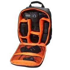 Ransel Tas Kamera DSLR Tahan Air Case dengan Carabiner untuk Canon Orange-Intl