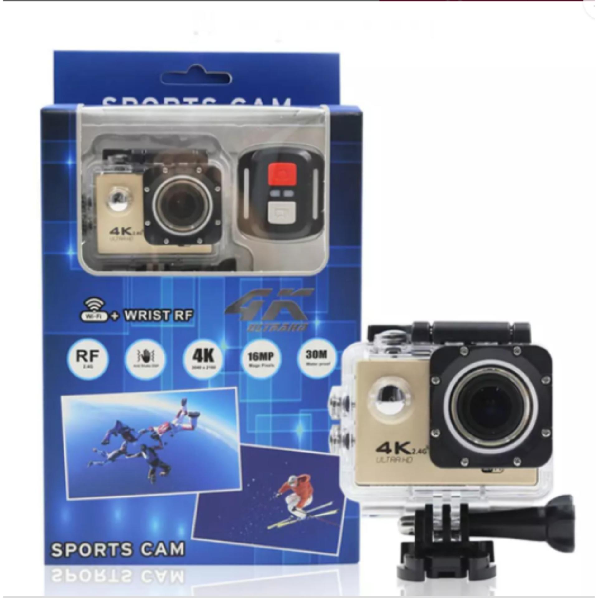 Camera Sportcam 4k Ultra HD 16mp Wifi Free Remote Control Shutter Bluetooth Camera Ultra HD