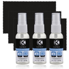 Camkix Kit Pembersih Lensa dan Layar-3X Cleaning Spray, 3X Microfiber Cloth-Sempurna untuk Membersihkan Lensa DSLR Anda atau Kamera GoPro-Juga Bagus untuk Anda Smartphone, Tablet, Notebook, Dll-Intl