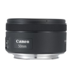Canon 50 1.8 EF 50 Mm F/1.8 UNTUK STM Lensa Standar DSLR Lensa untuk Canon 650D 700D 750D 800D 60D 70D 80D 7D 5DII 5Ds 5 DIII Hitam-Intl