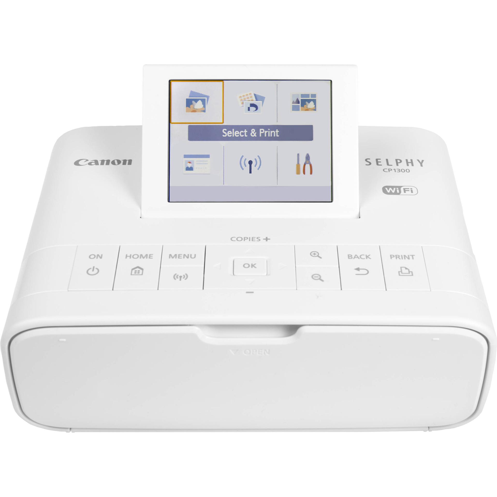 Canon Compact Printer SELPHY CP1300 + Free LCD Screen Guard