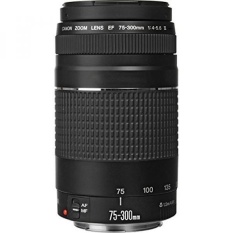Canon EF 75-300mm F/4-5.6 III Telephoto Zoom Lensa untuk Canon EOS 7D, 60D, EOS 70D Rebel SL1, T1i, T2i, T3, T3i, T4i, T5, T5i, XS, XSI, XT & XTi Digital SLR Kamera dengan Aksesoris-Intl