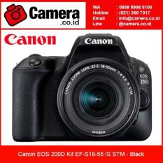 Canon EOS 200D Kit 18-55 IS STM - Black Kamera SLR Canon