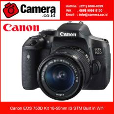 Canon Eos 750D Kit 18-55mm IS STM - 24MP - Hitam