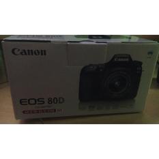 Canon EOS 80D 24.2MP Digital SLR kamera - Black (Kit w/ EF-S 18-55mm Lens)