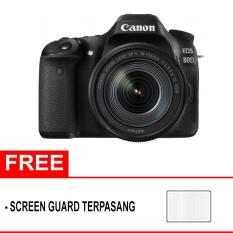 Canon EOS 80D Kit 18-135mm IS USM WiFi - Hitam