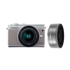 Canon EOS M100 Kit 15-45mm + 22mm Kamera Mirrorless - Grey