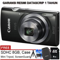 Canon Ixus 185 - 20 MP - 8x Zoom - Free Paket Aksesoris Komplit