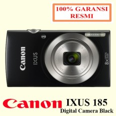 CANON IXUS 185 KAMERA DIGITAL Warna Hitam Garansi Resmi Canon