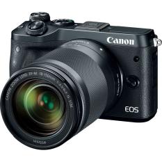 Canon Kamera Mirrorless EOS M6 Kit M18-150mm IS STM + Free LCD Screen Guard