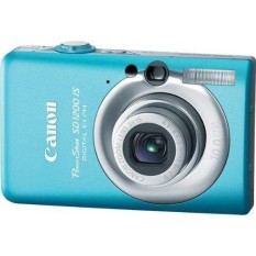 Canon PowerShot SD1200IS 10 MP Digital Kamera dengan 3X Optik Zoom dan 2.5-Inci LCD (Biru) -Internasional