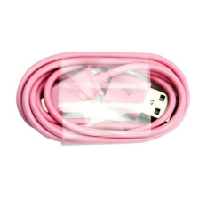 Cantiq Cable Data Iphone Charging Data Sync Cable 8pin Apple iPhone 6 Plus / cable iphone 6s Plus / cable iphone6 / kabel iphone 6s / kabel data iphone 5 / kabel data iphone 5S / 5C & iPad Pro / Kabel data ipad Air 2 / Air / mini 3 / mini 2 - Pink