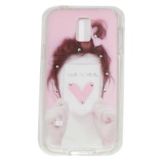 Cantiq Case Lovely Girls Shine Swarovsky For Samsung Galaxy S5 Mini G800F Ultrathin Samsung Galaxy S5 Mini Jelly Case Air Case 0.3mm / Silicone Samsung Galaxy S5 Mini / Soft Case / Case Samsung S5 Mini Handphone / Casing HP - 1