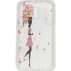 Cantiq Case Lovely Girls Shine Swarovsky For Samsung Galaxy S5 Mini G800F Ultrathin Jelly Case Air Case 0.3mm / Silicone / Soft Case / Case Handphone / Casing HP - 14
