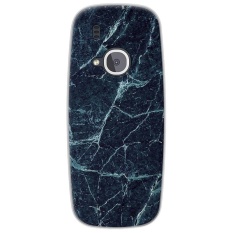 Topias Tpu Lukisan Lembut Kayu Pola Kotak Telepon untuk Nokia 3310 (2017)-Intl