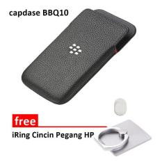 Capdase For Blackberry Q10 Royal - Hitam Gratis iRing Cncin Pegang HP