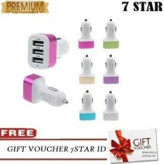 Car Charger 3 USB 5.1A 3 Port Charger Hp di Mobil - Charger Hp Di Mobil