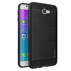 Carbon ipaky Terbaru Back Case for Samsung J7 Prime - Black