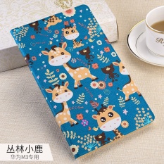 Pola Kartun Auto Sleep/Wake Function Kulit Mewah/PU Folio Flip Cover 8.4