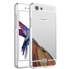 Case Alumunium Bumper With Sleding Mirror Oppo Neo 5 Oppo A31 Bumper Oppo Neo5 Back Csse Oppo Neo 5 (Hardcase Oppo A31) - Silver