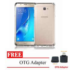 Case Anti Crack Elegant Softcase for Samsung Galaxy J5 2017 - Clear FREE Micro USB OTG