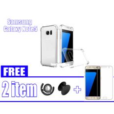 Case Anti-Crack for Samsung Galaxy Note 5 (Clear) + FREE POPSOCKET + TEMPERED GLASS SAMSUNG GALAXY NOTE 5