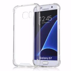 Case Anti Shock Anti Crack Softcase Casing for Samsung S7 Edge - Clear