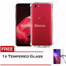 Case Anti Shock / Anti Crack Elegant Softcase for For Oppo F5 + Free Tempered Glass