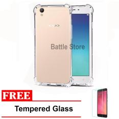 Case Anti Shock / Anti Crack Elegant Softcase for For Oppo Neo 9 ( A37 ) + Free Tempered Glass