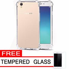 Case Anti Shock / Anti Crack Elegant Softcase for Oppo Neo 9 / Oppo A37 - White Clear + Free Tempered Glass