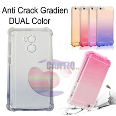 Case Anti Shock Gradient Xiaomi Redmi 4 Ultrathin Anti Crack Elegant Softcase Anti Jamur Air Case 0.3mm / Silicone Xiaomi Redmi 4 / Soft Case / Silikon Anti Crack Warna / Case Hp / Case Xiaomi 4 / Pelindung Hp - Hitam